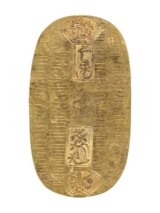 佐渡小判金表面