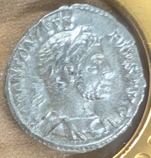 古代ローマ銀貨 エラガバルス（在位218～222年）