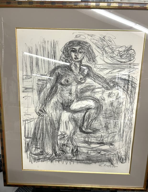 梅原龍三郎「裸婦」