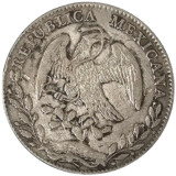 メキシコ貿易銀の表面