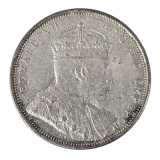 イギリス海峡植民地1ドル銀貨-表