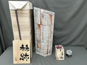 陶器　澤田勇人「赫跡」「白釉ぐい呑」